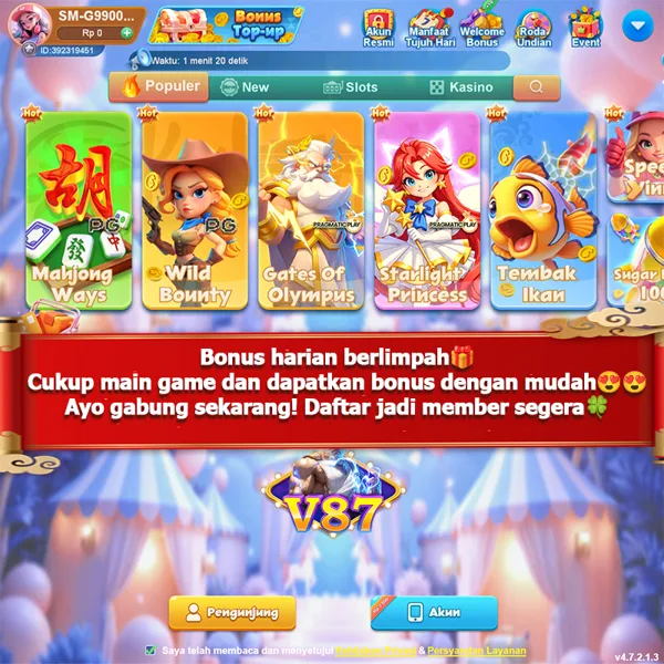 V87 Slot Anti Rungkad Indonesia